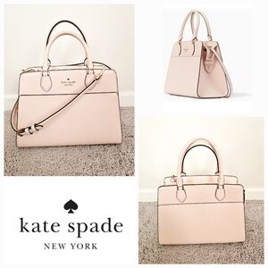 Kate Spade New York Madison Medium Satchel Saffiano Leather Handbag